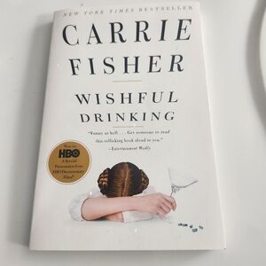 NWT Wishful Drinking by Carrie FisherNew York Times Bestseller